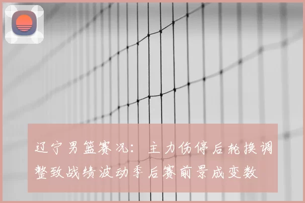辽宁男篮赛况：主力伤停后轮换调整致战绩波动季后赛前景成变数